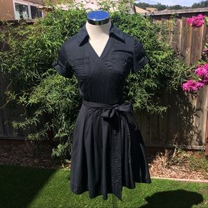 Banana Republic Black Wrap Dress Like New Size 2